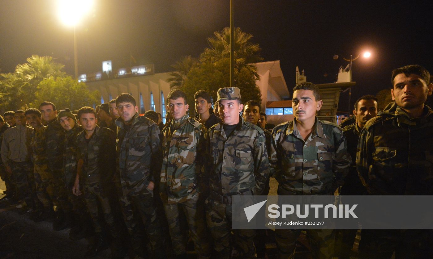 Russian plane with humanitarian aid arrives in Syria