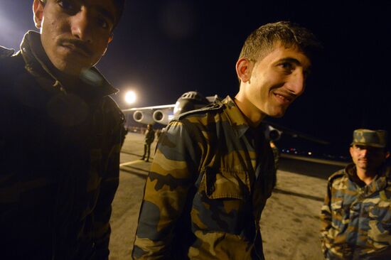 Russian plane with humanitarian aid arrives in Syria