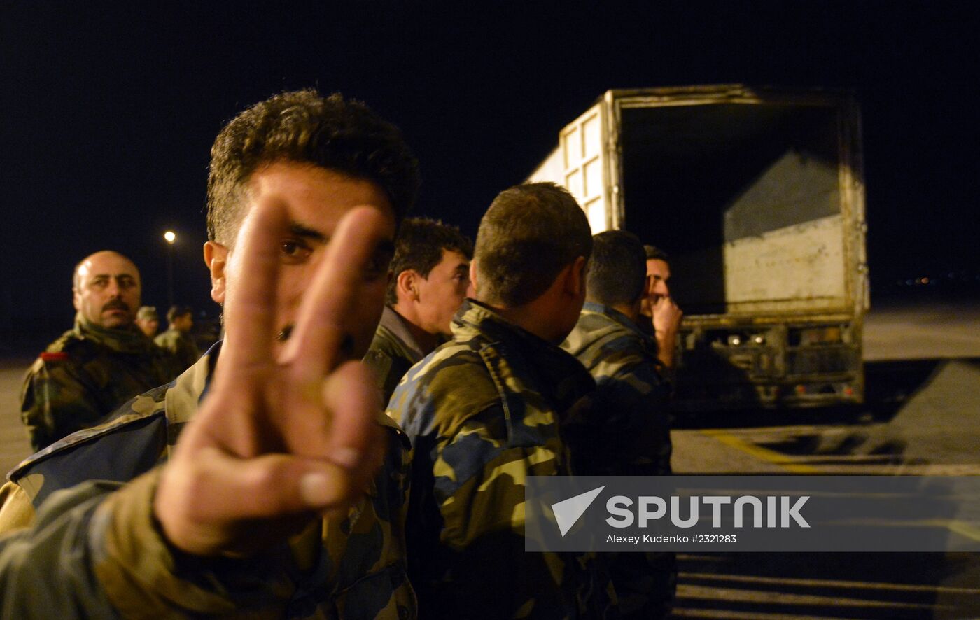 Russian plane with humanitarian aid arrives in Syria