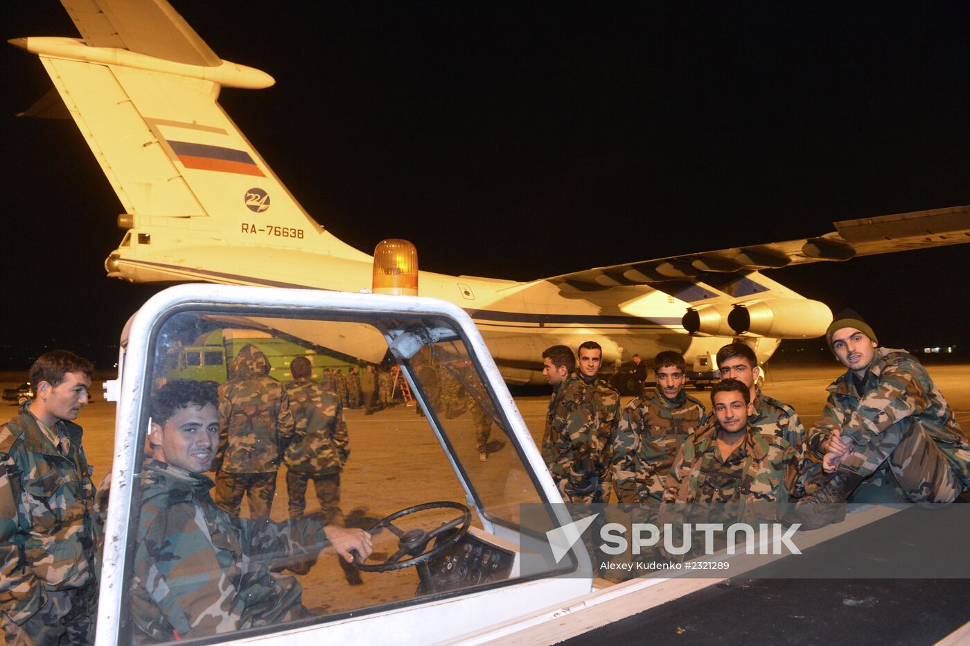 Russian plane with humanitarian aid arrives in Syria