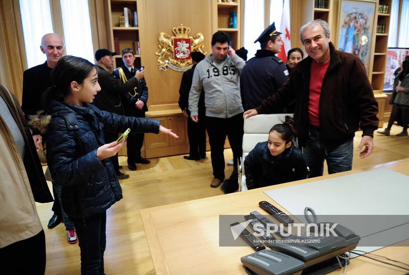 Doors Open Day at Presidential Palace in Tbilisi