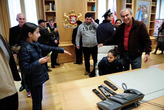 Doors Open Day at Presidential Palace in Tbilisi