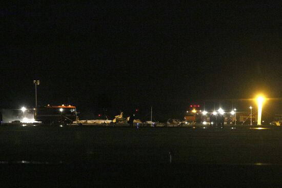 Passenger aircraft crashes during landing at Kazan airport, many dead