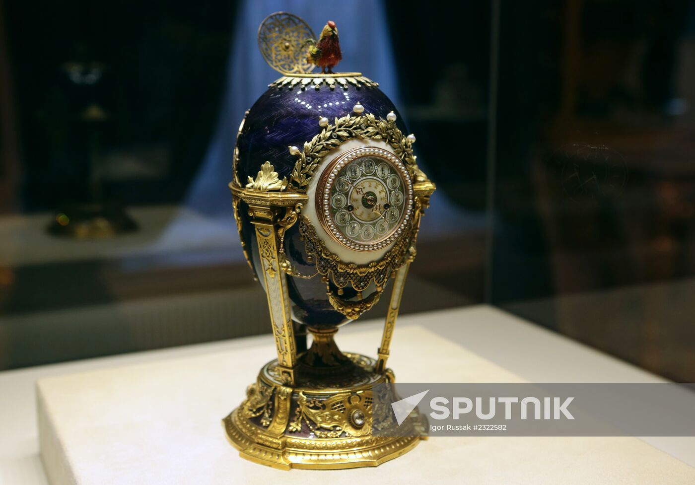 The renovated Shuvalov Palace in St. Petersburg houses Faberge Museum