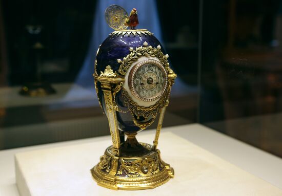 The renovated Shuvalov Palace in St. Petersburg houses Faberge Museum