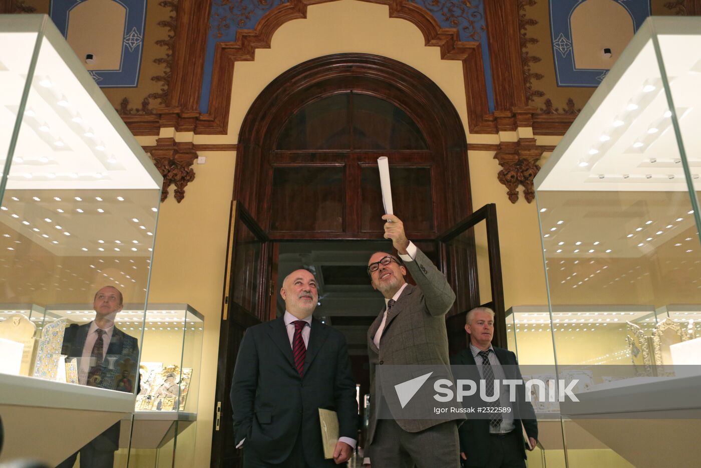 The renovated Shuvalov Palace in St. Petersburg houses Faberge Museum