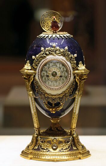 The renovated Shuvalov Palace in St. Petersburg houses Faberge Museum