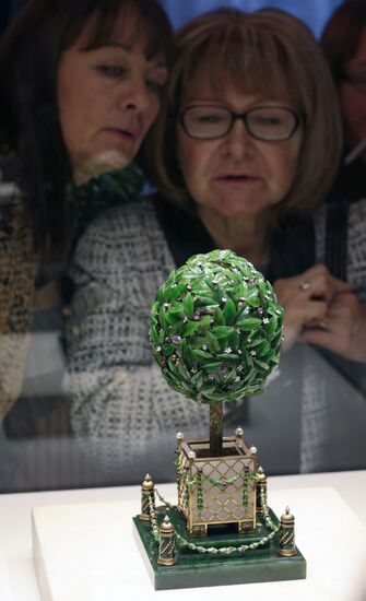 The renovated Shuvalov Palace in St. Petersburg houses Faberge Museum