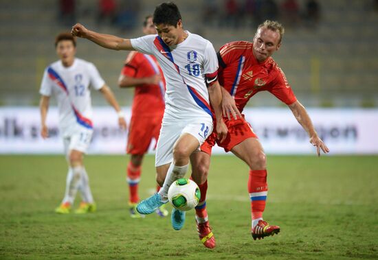 Football. Friendly match. Russia vs. South Korea