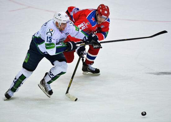 Kontinental Hockey League. CSKA vs. Yugra