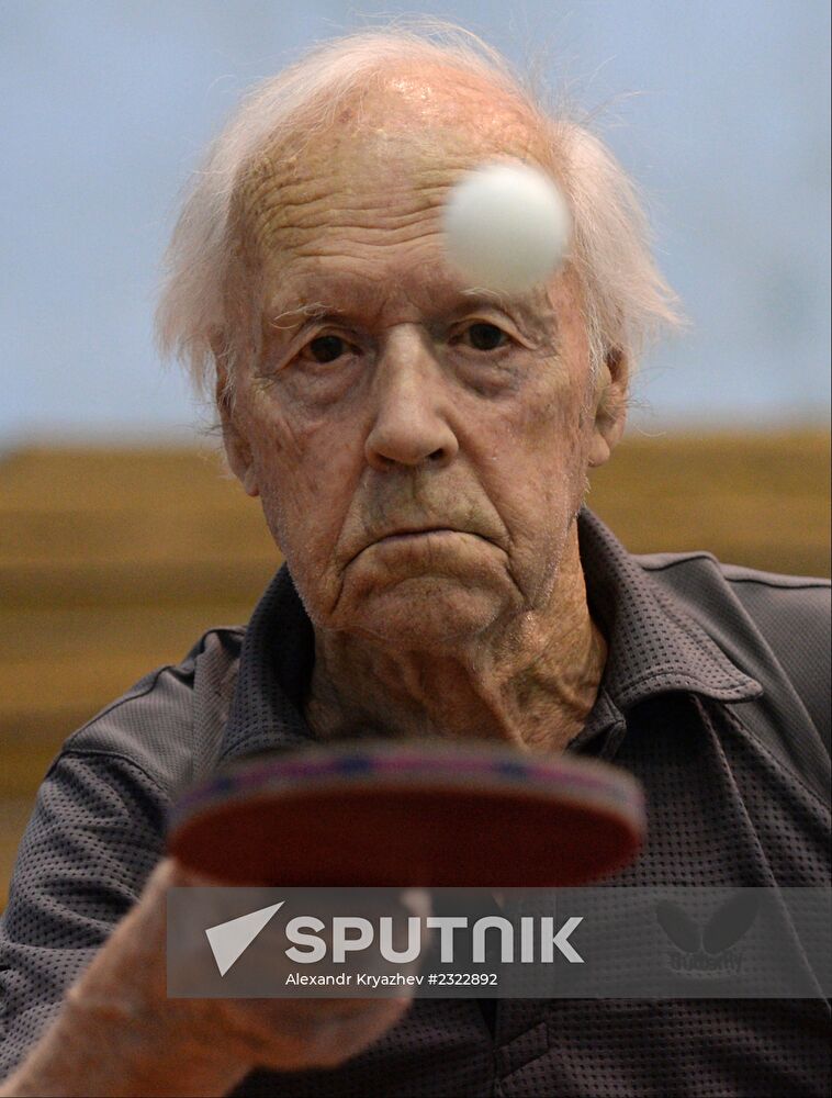 Oldest athlete Alexander Kaptarenko