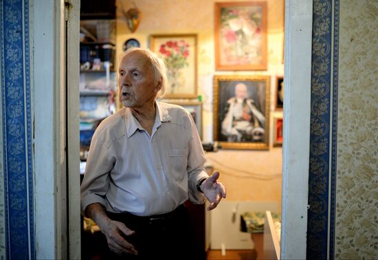 Oldest athlete Alexander Kaptarenko