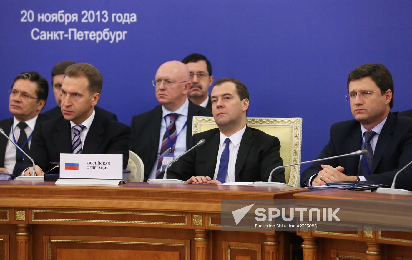 Dmitry Medvedev at CIS Heads of Government Council meeting