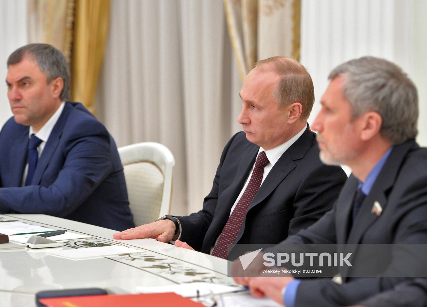 Vladimir Putin meets with leaders of non-parliamentary parties