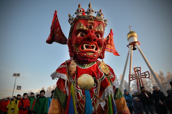 Olympic torch relay. Chita