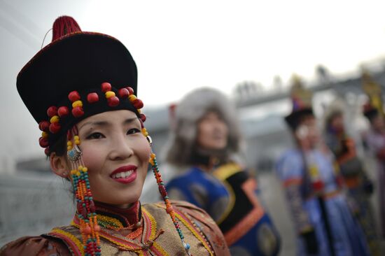 Olympic torch relay. Chita