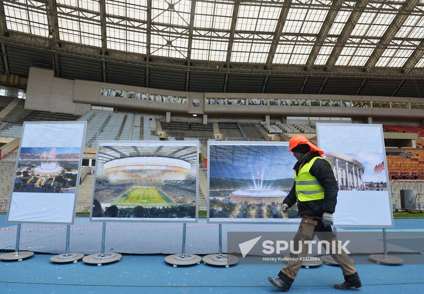 Renovation of Luzhniki stadium for 2018 football World Cup