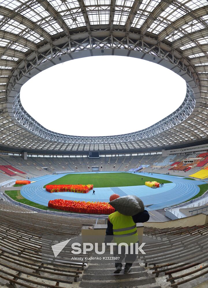 Renovation of Luzhniki stadium for 2018 football World Cup
