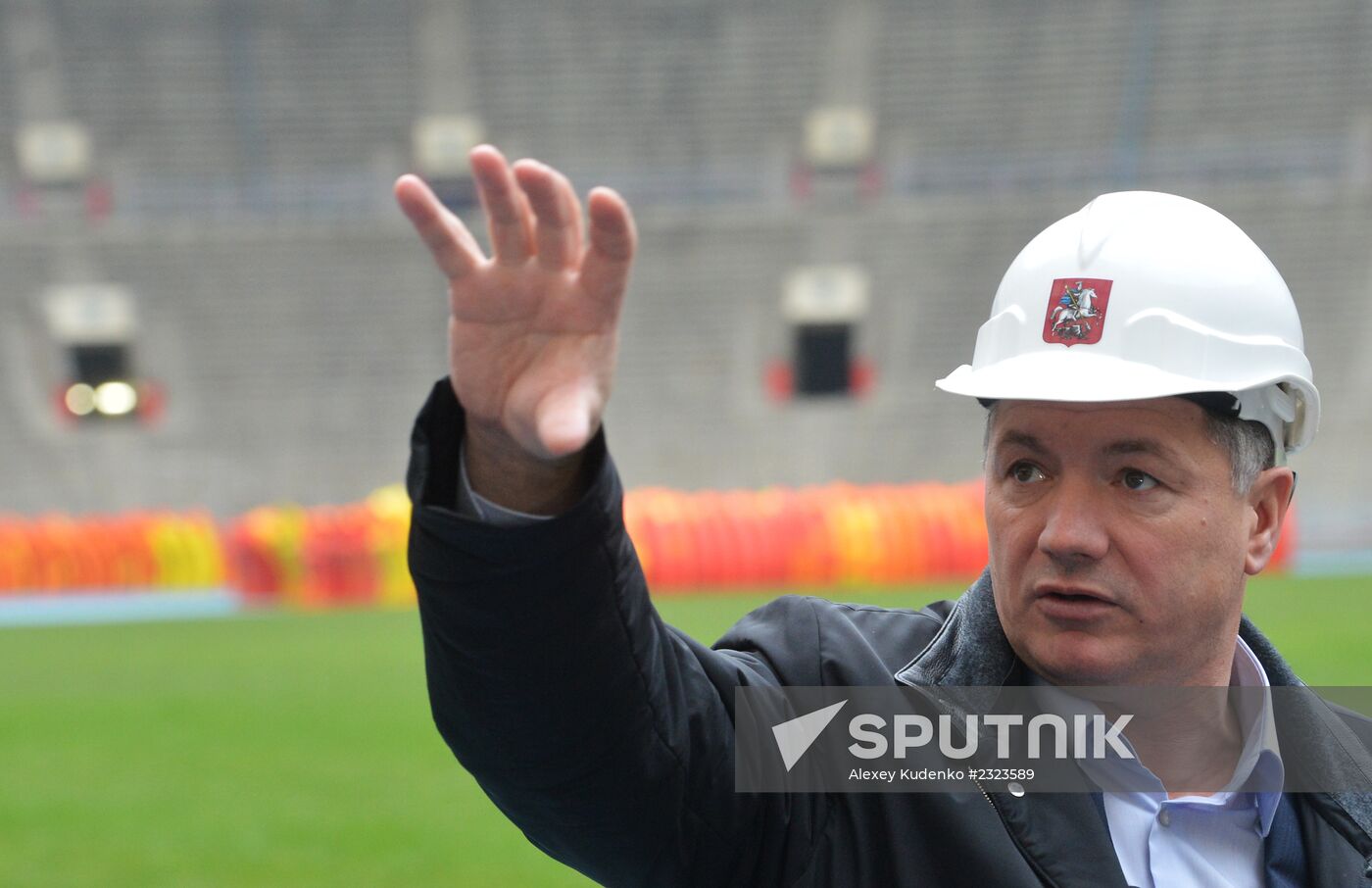Renovation of Luzhniki stadium for 2018 football World Cup