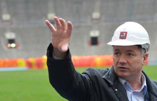 Renovation of Luzhniki stadium for 2018 football World Cup