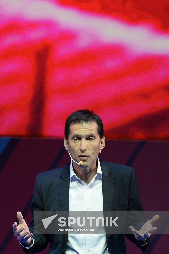 Presentation of Russia's world football championship uniform in 2014
