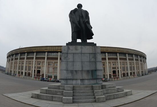 Renovation of Luzhniki stadium for 2018 football World Cup