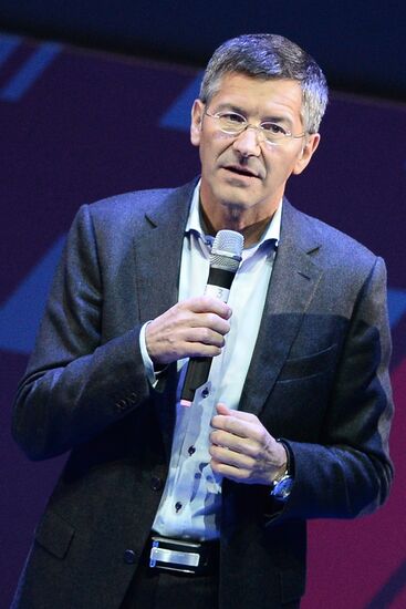 Presentation of Russia's world football championship uniform in 2014