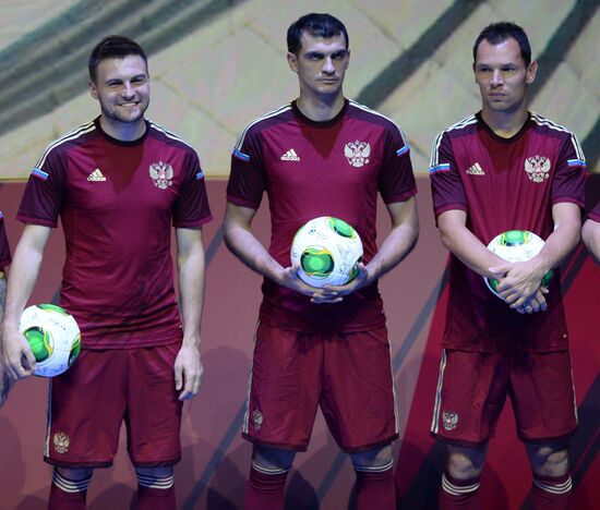 Presentation of Russia's uniform for 2014 FIFA World Cup