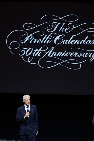 The 50th anniversary of Pirelli calendar in Milan