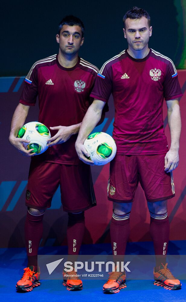 Presentation of Russia's uniform for 2014 FIFA World Cup