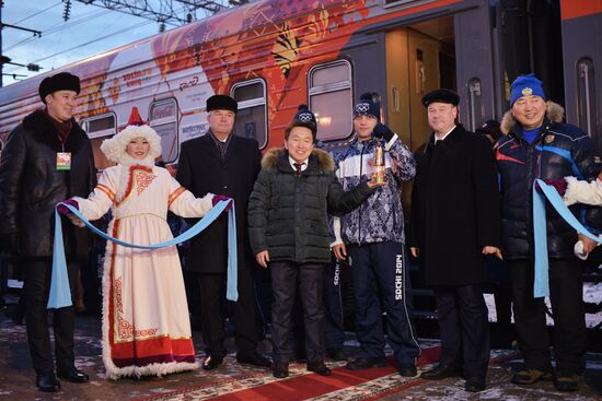 Olympic Torch Relay. Buryatia