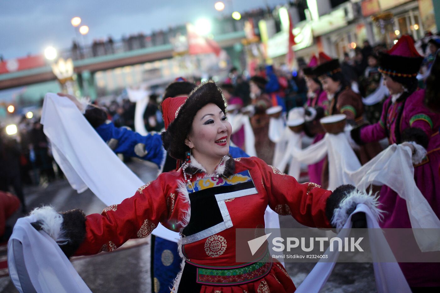 Olympic Torch Relay. Buryatia