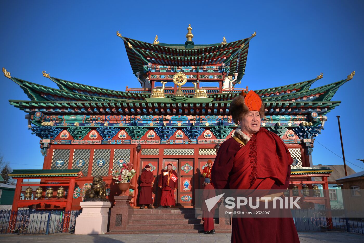 Olympic Torch Relay. Buryatia