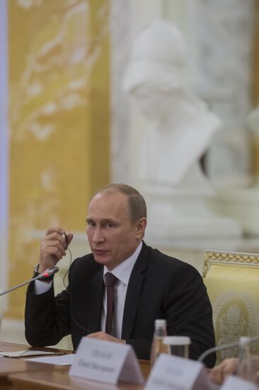 Vladimir Putin's visit to Northwestern Federal District
