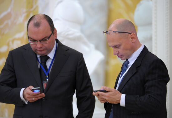 Vladimir Putin meets with Recep Tayyip Erdogan