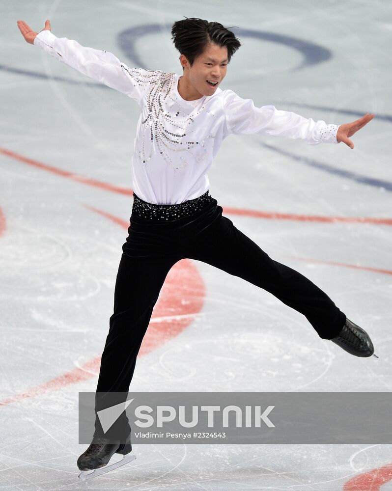 Grand Prix Figure Skating. 6th stage. Men. Short program