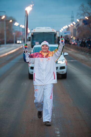 Olympic Torch Relay. Buryatia