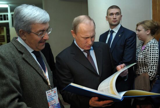 Vladimir Putin visits North-Western Federal District