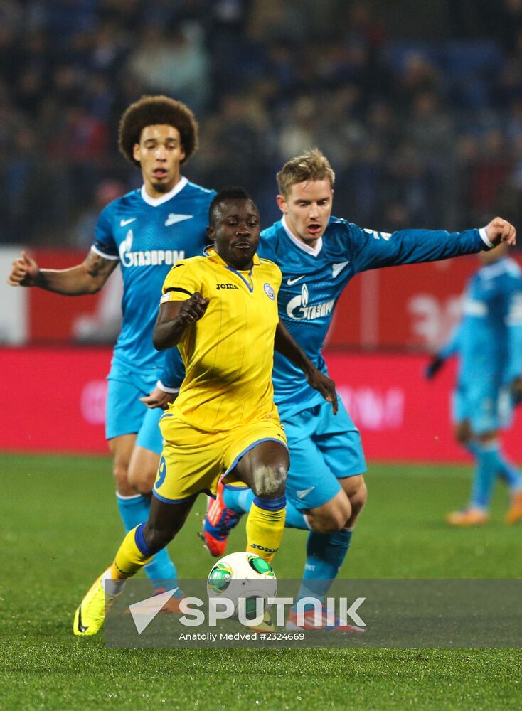 Russian Football Premier League. Zenit vs. Rostov