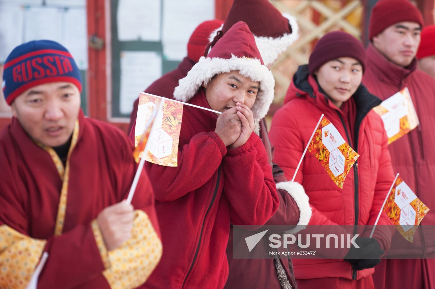 Olympic Torch Relay. Buryatia