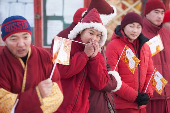 Olympic Torch Relay. Buryatia