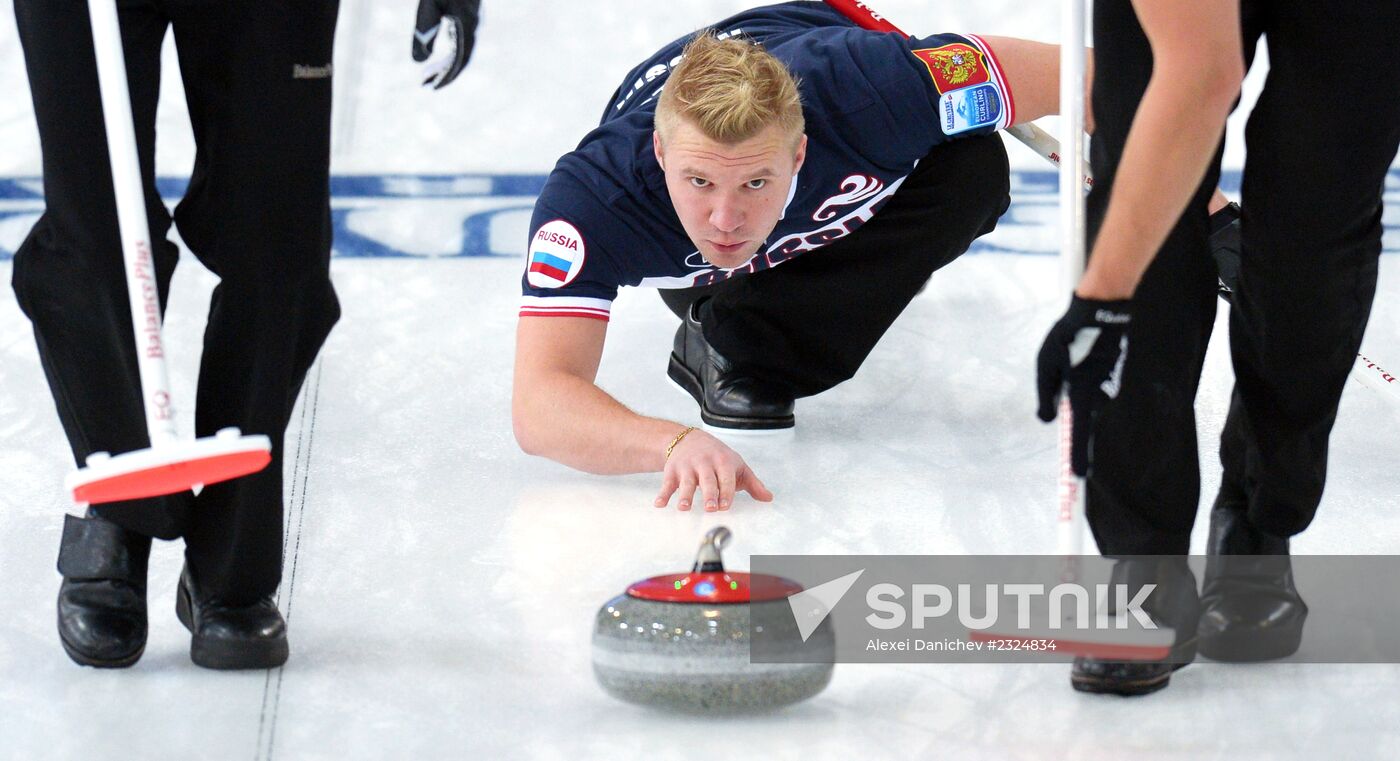 European Curling Championships 2013. Day One