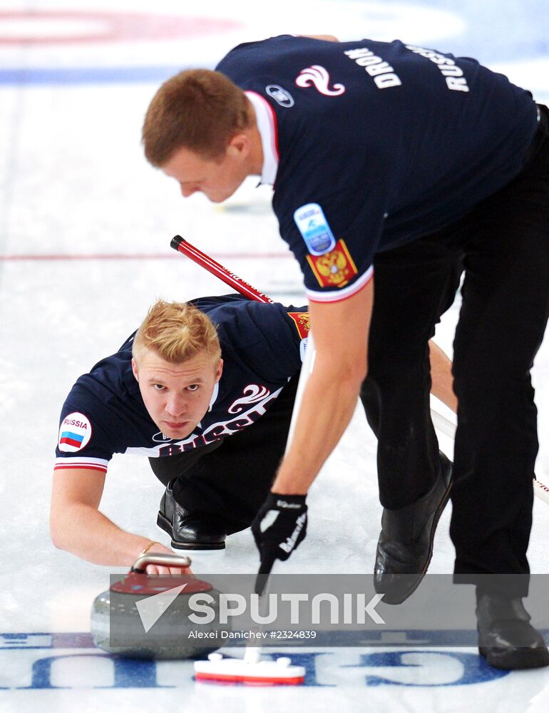European Curling Championships 2013. Day One