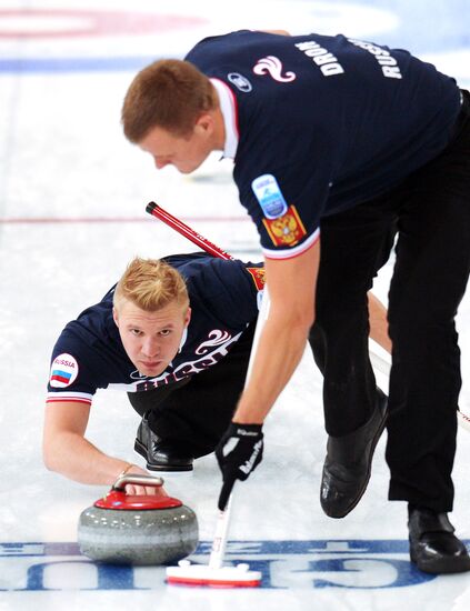 European Curling Championships 2013. Day One