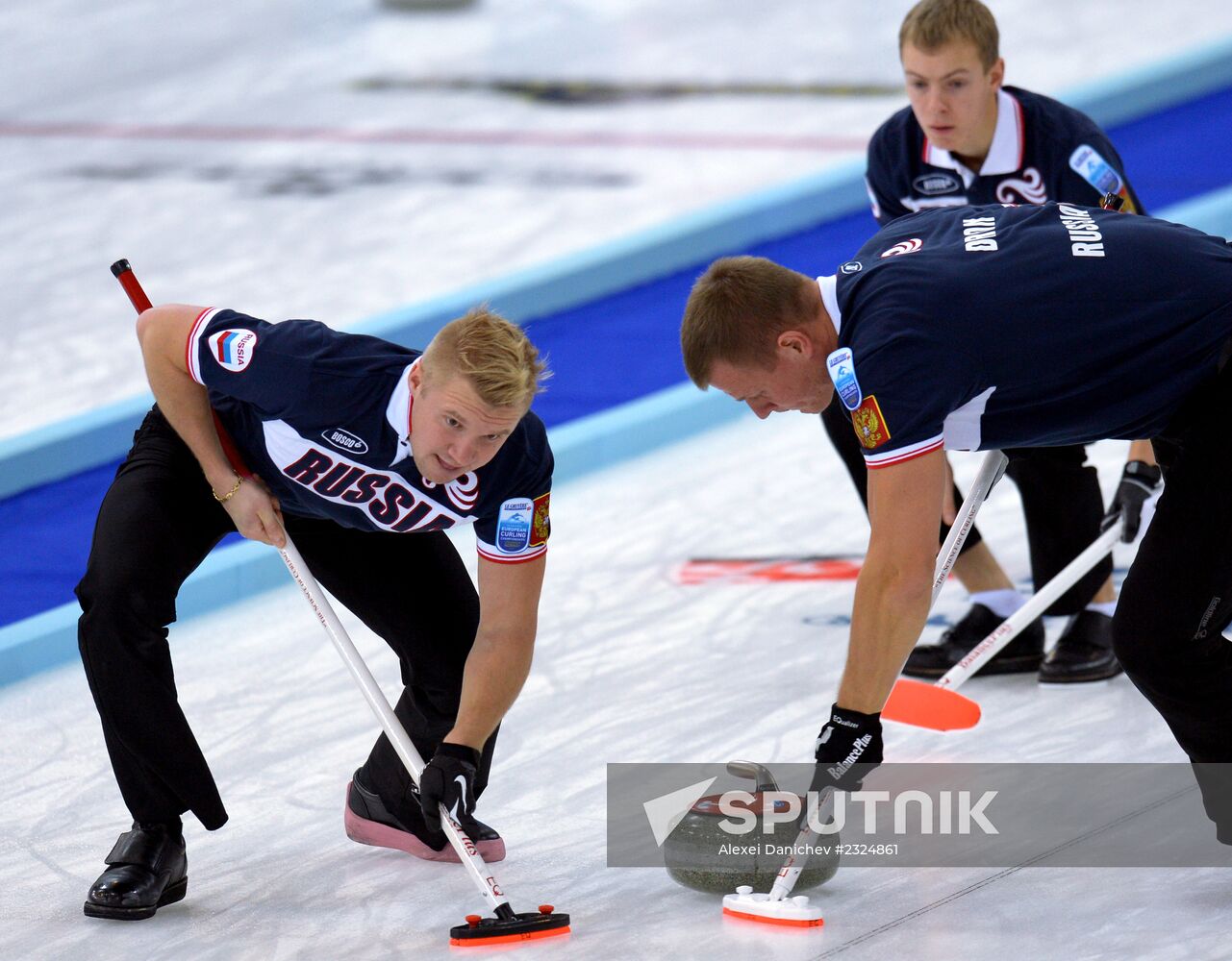 European Curling Championships 2013. Day One