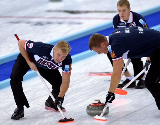 European Curling Championships 2013. Day One