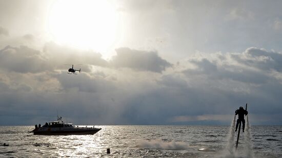 Olympic torch relay. Baikal