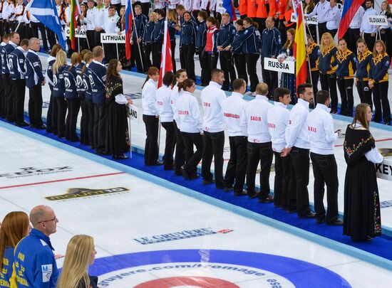 European Curling Championships 2013. Day One