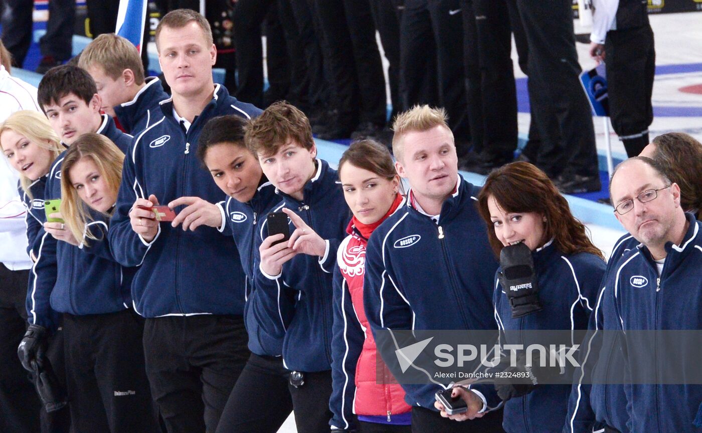 European Curling Championships 2013. Day One