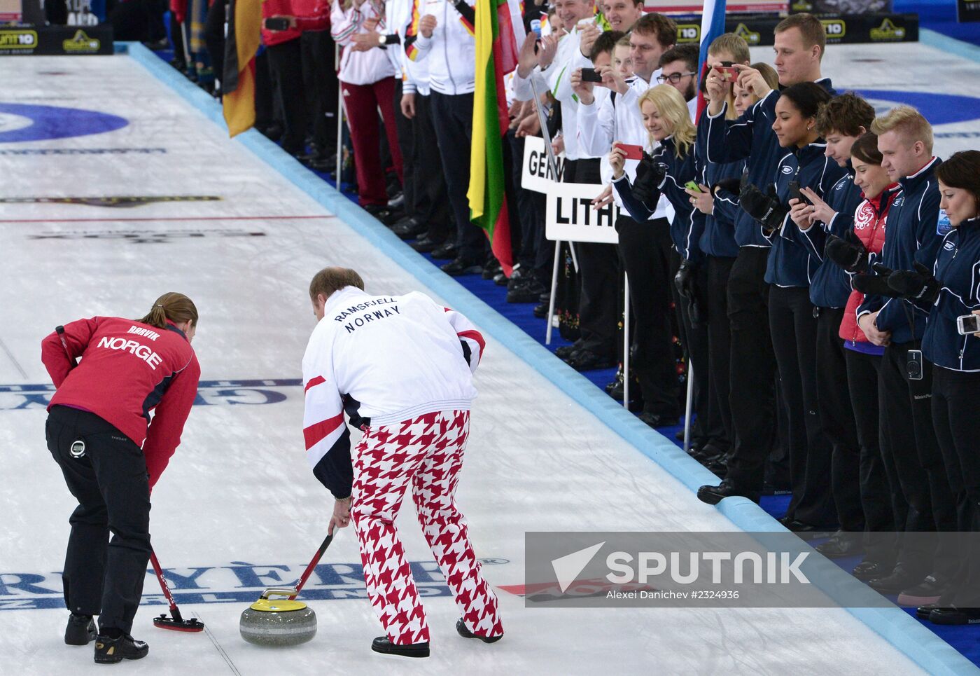 European Curling Championships 2013. Day One